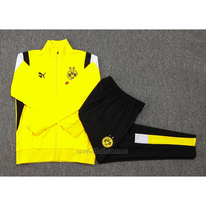 Chandal de Chaqueta del Borussia Dortmund 2023-2024 Amarillo